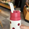 New high-appearure-level large-capacity insulated cup, stainless steel water cup, straw cup, student portable men's and women's outdoor hand-held cup Application Scenario